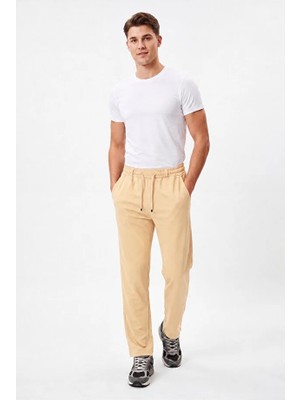 Machi Erkek Jogger Pantolon Beli Lastikli Bağcıklı Likralı Regular Fit Günlük