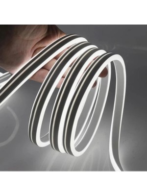 06Gemlight 220 Volt Neon LED Tak Çalıştır 6X12MM Esnek Hortum LED Suya Dayanıklı Şerit Aydınlatma