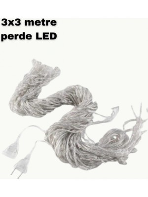 MiraLive 3x3 LED Işık Perdesi Şelale Model Iç Dış Mekân Dekorasyonu