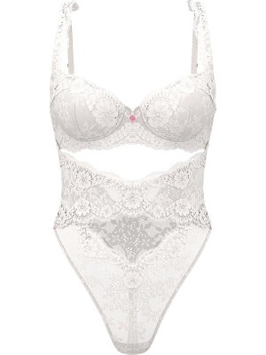 Victoria's Secret Dare To Dream Lace Lined Balconette Teddy