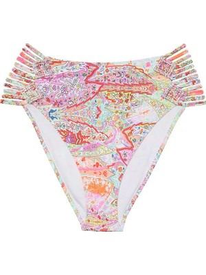 Victoria's Secret Archives Beach Macrame High-Waist Cheeky Bikini Bottom