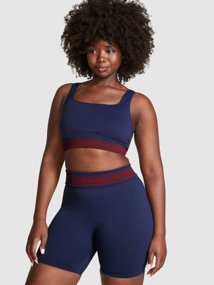 Victoria's Secret Pınk Seamless Foldover Biker Leggings