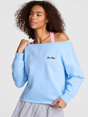 Victoria's Secret Campus Off-The-Shoulder Sweatshirt
