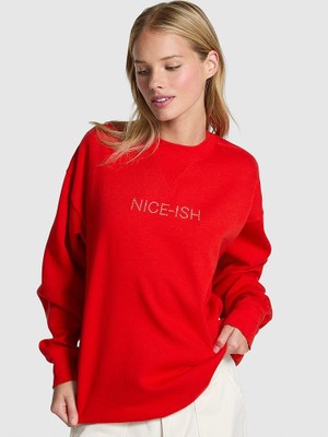 Victoria's Secret Ivy Oversized Crewneck Sweatshirt