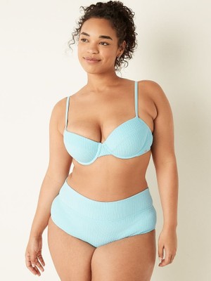 Victoria's Secret Crinkle Fabric High-Waist Shortie Bikini Bottom