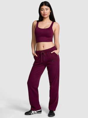 Victoria's Secret Ivy Straight-Leg Fleece Sweatpants