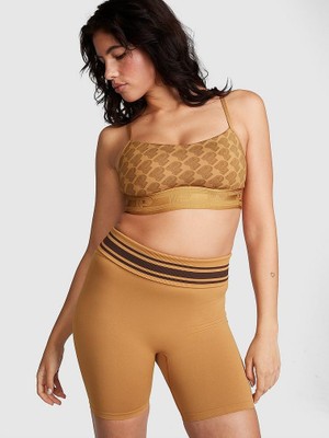 Victoria's Secret Pınk Seamless Foldover Biker Leggings