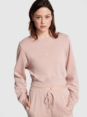 Victoria's Secret Ivy Fleece Yoke Crew Sweatshirt