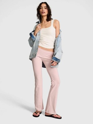 Victoria's Secret Foldover-Waist Flare Leggings