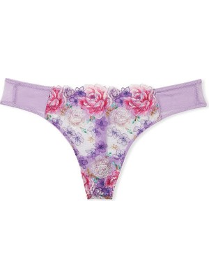 Victoria's Secret Floral Embroidered Thong