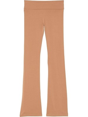 Victoria's Secret Cotton Fold-Over Waist Flare Leggings
