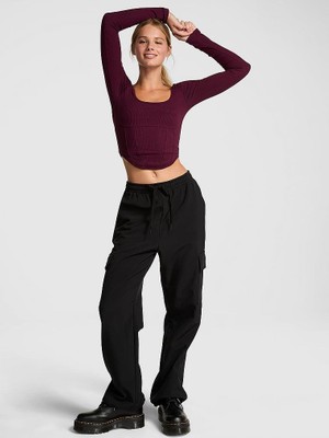 Victoria's Secret Heavyweight Woven Cargo Pants