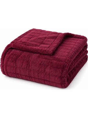 Lady Sunna Tek Kişilik Wellsoft Tv Battaniyesi Softly 100X175 cm Bordo