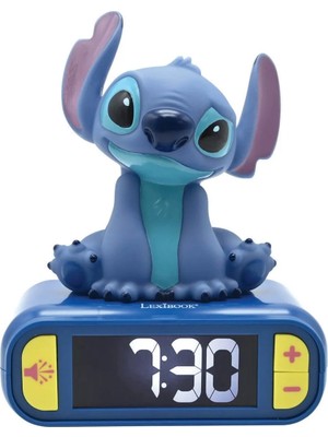 Kaia Life Sesli ve Işıklı 3D Stitch Dijital Çalar Saat