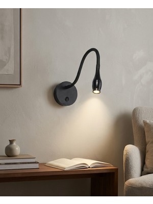 Cata Ct 5232 Baykuş LED Aplik Siyah Kasa
