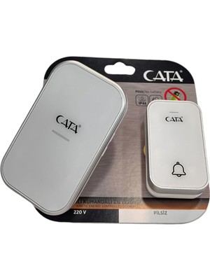 Cata Ct 105 Kinetik Enerjili Kumandalı Zil 220V