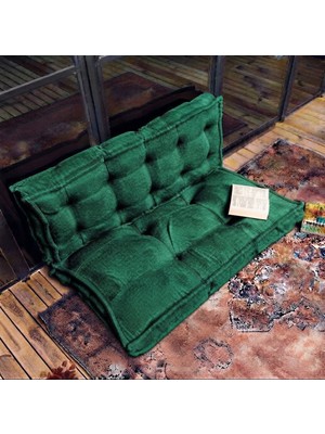Rual Fransız Dikim Kadife Döşemelik Kumaş El Işçiliği Alt Üst Oturma Minderi 125X70CM