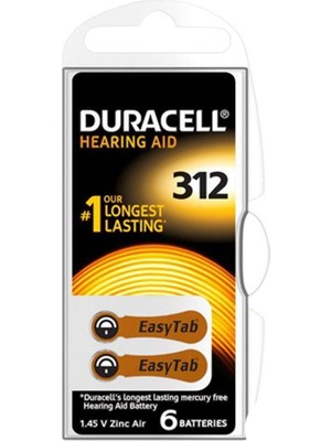 Zenviaa Mey Ithalat® Duracell NO:312 Işitme Cihazı Pili ZNV20296545
