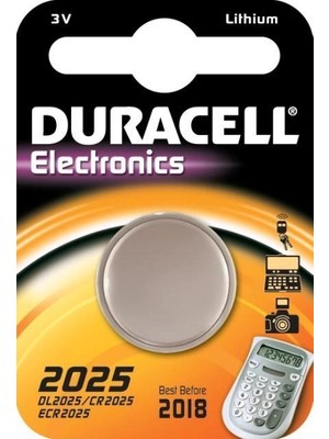 Zenviaa Mey Ithalat® Duracell Cr 2025 Lityum Pil 3 Volt ZNV20296545