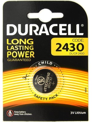 Zenviaa Mey Ithalat® Duracell Yuvarlak Düğme Pil 2430 3 Volt ZNV20296545