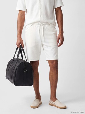 Lc Waikiki Yeni Sezon Beyaz Regular Fit Erkek Şort