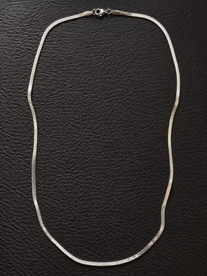 Aida Jewelss Paslanmaz Kararmaz Çelik Yılan Kolye Çelik Zincir 2,5mm