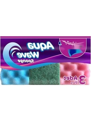 Esranın Dünyası Dayanıklı 3'lü Aquawave Sünger Seti