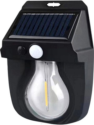 MiraLive Fithome OR-118 Hareket Sensörlü Su Geçirmez Solar Bahçe Aydınlatma Duvar Lambası