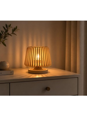 Merfi Store Masa Lambası, Alevsiz LED Dekoratif Mum | LED Mum Dahil