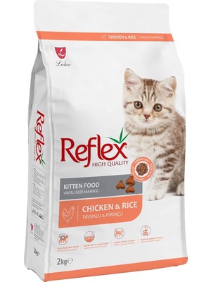 Reflex Tavuklu ve Pirinçli Yavru Kedi Maması 2 kg
