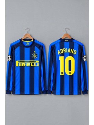 North Babıl Noreh Babıl Nostaljik Efsane Adriano Inter Uzun Kollu Forma