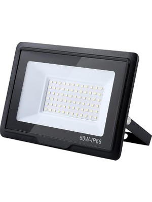 Projektör 30W-400W, Enerji Tasarruflu, Suya Dayanıklı, Uzun Ömürlü Aydınlatma, Bahçe, Dış Mekan, Endüstriyel Kullanım Için (50W)