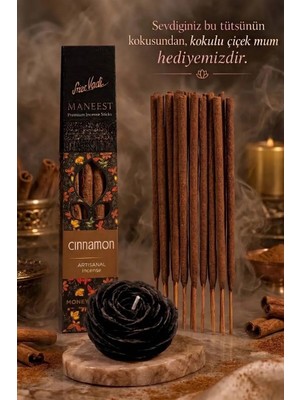 Sree Vani Cinnamon Magical Manifest- MUM HEDİYELİ-Sanatsal Doğal El Yapımı Tarçın Premium Kalite Tütsü