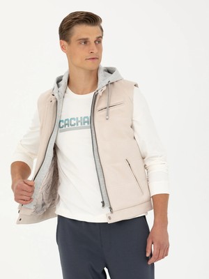 Cacharel White Hooded Vest