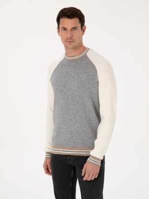 Cacharel Light Grey Slim Fit Sweater