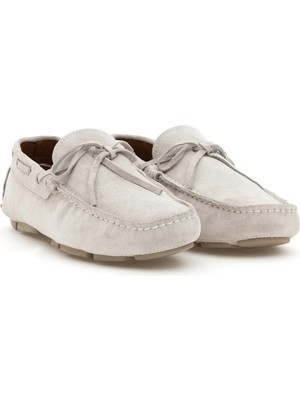 Cacharel Stone Suede Loafers