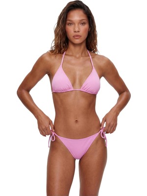 Mat Kumaş Yanları Bağlamalı Ipli Bikini Altı