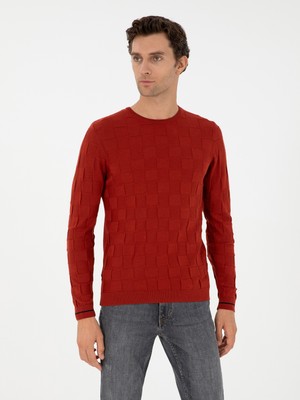 Cacharel Brick Slim Fit Sweater