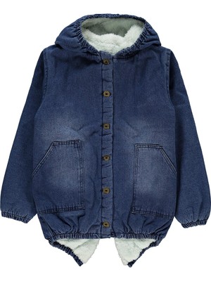 Civil Girls Patch Pocket Jacket 10-13 Years - Blue