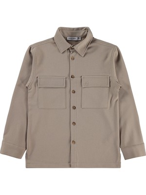 Pierre Cardin Double Pocket 6-9 Years Shirt - Beige