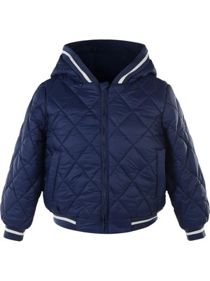 Civil Boys Ribbed Trim Jacket 2-5 Years - Navy