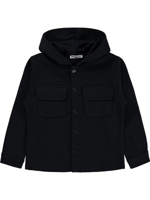 Civil Boys Pique Shirt 10-13 Years - Black