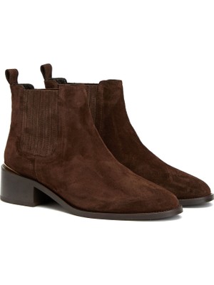George Hogg Brown Women's Leather Western Boots