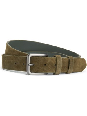 George Hogg Khaki Men's Suede Belt