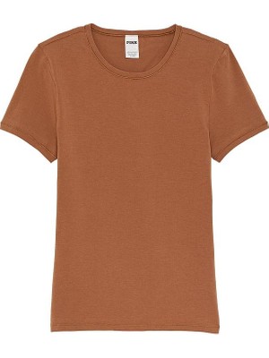 Victoria's Secret Base Cotton Short-Sleeve T-Shirt