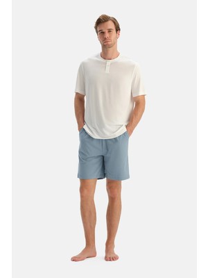 Dagi Navy-Blue 2-Pack Knit Shorts