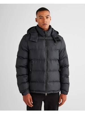 Gant Men's Black Hooded Jacket