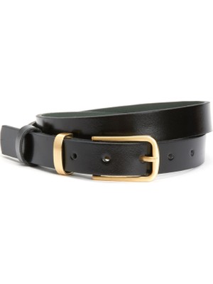 George Hogg Black Women's Leather Belt