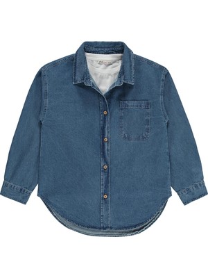 Civil Girls Denim Shirt 10-13 Years - Blue