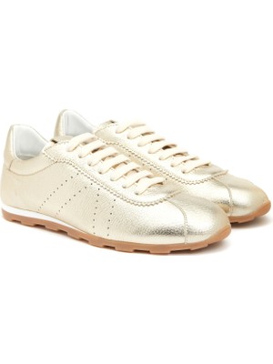 Divarese Dıvarese Gold Women's Leather Sneakers